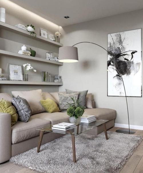 Один из популярных стилей в дизайне квартиры - современная классика. 02