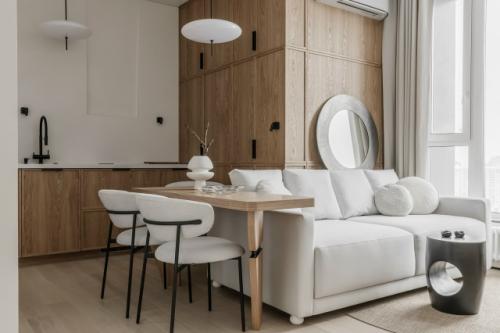 Однокомнатная квартира 47 м 2 в ЖК Ever в Москве.  