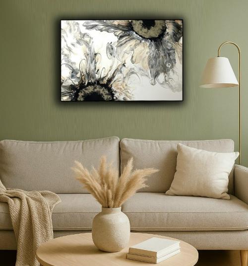 Нежные Игры.  Лёгкое движение оттенков, мягкие переливы и тонкая графика линий создают ощущение тихого диалога форм. 04