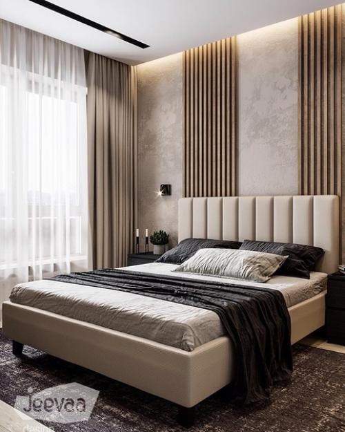 Строгий дизайн спальни. 05