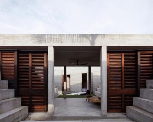 Casa Zicatela - проект авторства архитектора Людвига годфроя в оахаке, Мексика (2015). 01