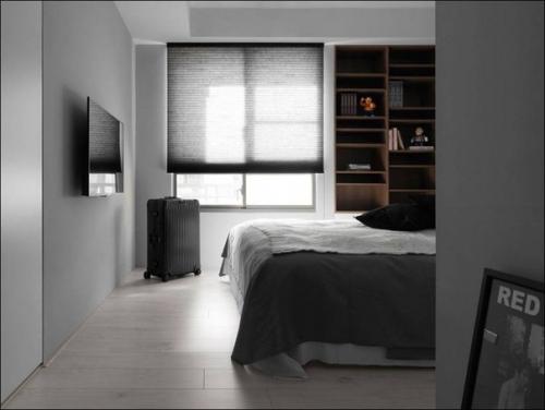 Квартира с контрастными цветами на Тайване. 06