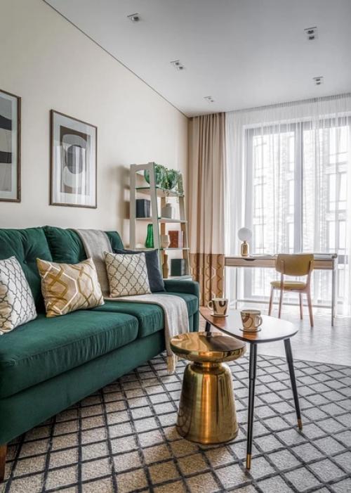 Желтый цвет в интерьере, секреты использования. 03