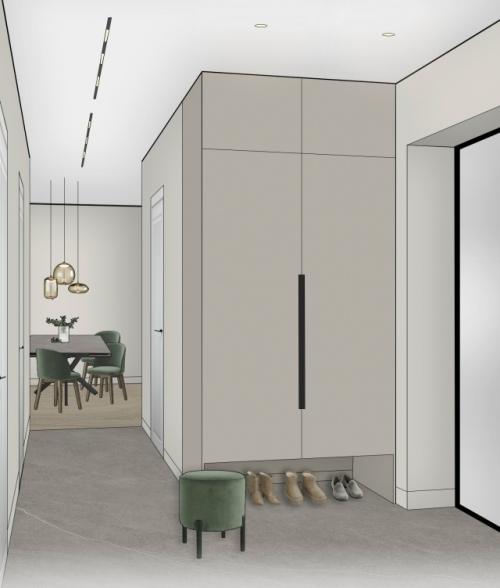 Ещё одна квартира в ЖК Оникс - новый проект, выполненный в формате коллажей. 03