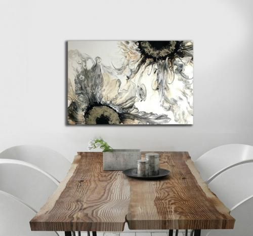 Нежные Игры.  Лёгкое движение оттенков, мягкие переливы и тонкая графика линий создают ощущение тихого диалога форм. 01