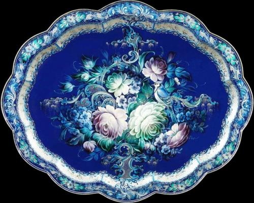 Жостовские подносы.  Жостовский промысел ведет свое начало с 1825 года. 08