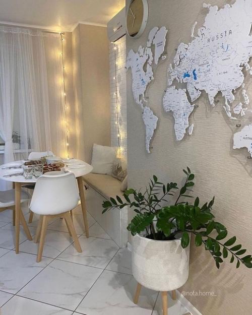 Бежевый цвет используют в интерьерах современного стиля. 02