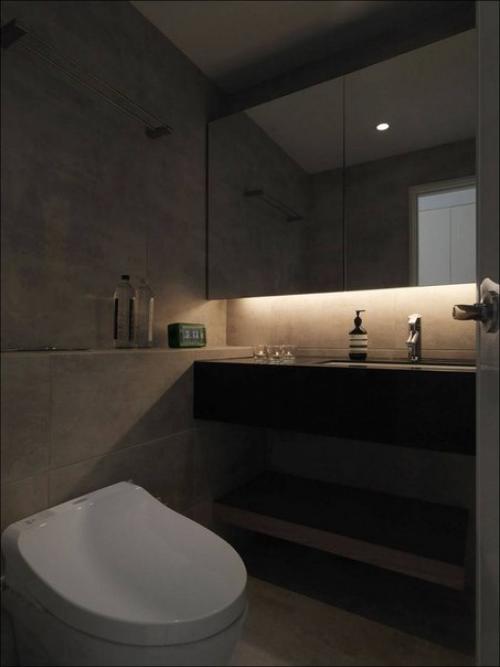 Квартира с контрастными цветами на Тайване. 09