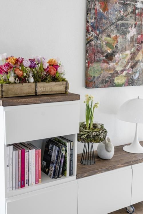 Хозяйка этого чудесного весеннего интерьера Кристель интересную мысль высказала. 03