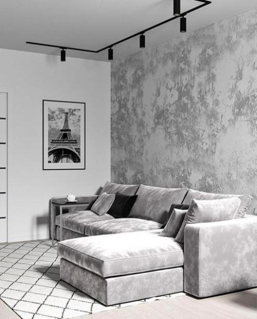 Просторная квартира. В современном стиле. 01