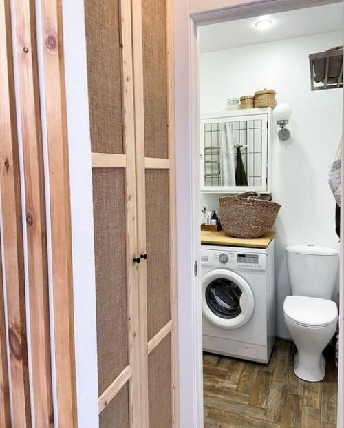 Совмещенный санузел площадью 3 кв. 06