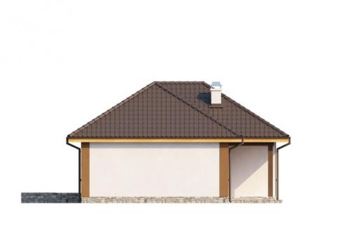 Небольшой комфортный одноэтажный дом с тремя спальнями от ООО МЖК - Строй. 04