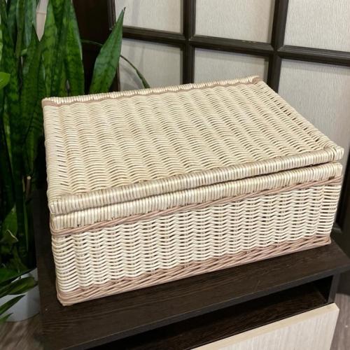 Плетеный органайзер: удобство и стиль для вашей ванной комнаты. 01