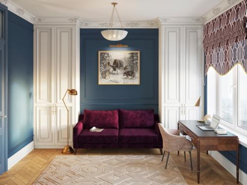 Этот проект - сочетание французских мотивов и китайских нот, яркая зелень и нежные пастельные оттенки. 05