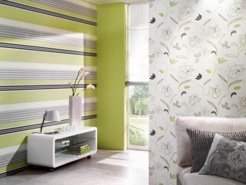 Комбинирование обоев. В последние годы стало модно комбинировать обои. 01
