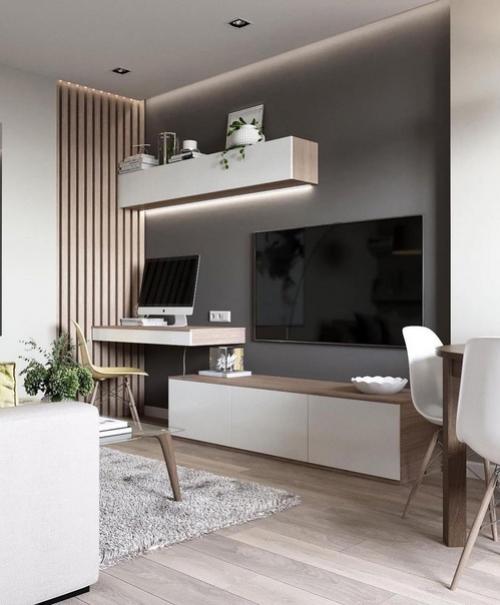 Один из популярных стилей в дизайне квартиры - современная классика. 03