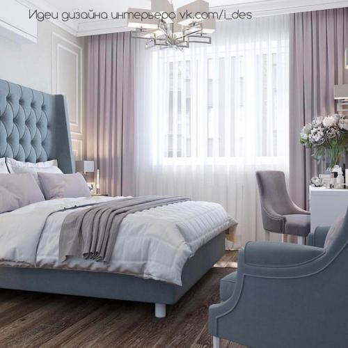 Светлая спальня.  Добавили бы в этот дизайн ярких акцентов? 03