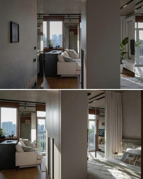 Элегантный интерьер небольшой квартиры в Сочи. 08