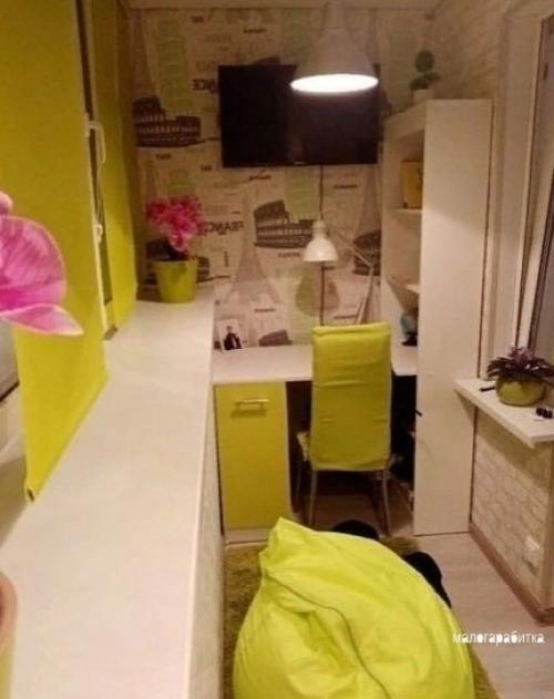 В нашей однокомнатной квартире просто физически не было возможности сделать детскую. 02