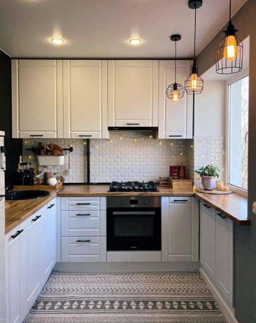 Уютная кухня. В светлых тонах. 02