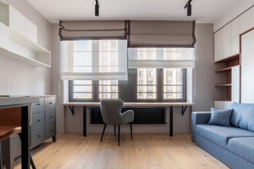 Современный интерьер квартиры - студии площадью всего 29 кв. 03