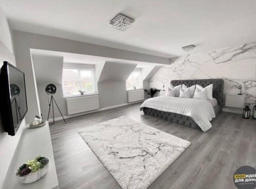 Современный интерьер. В белом цвете. 08