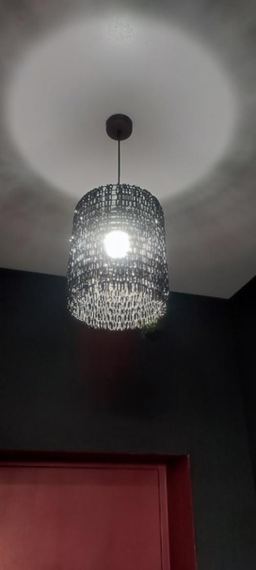 Хочу поделиться идеей создания люстры в прихожую. 05