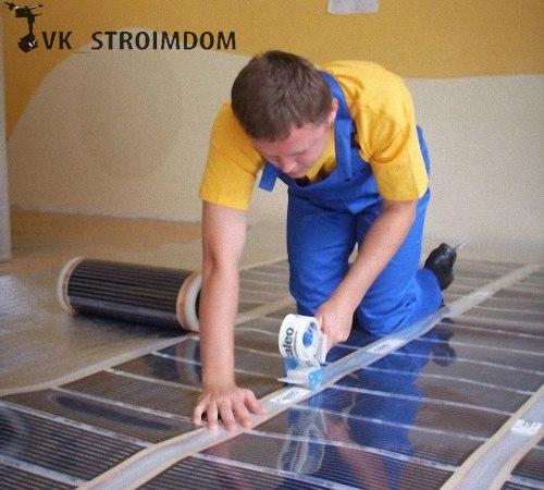 Мы кладем инфракрасный пол Caleo - обзор, инструкция. 05