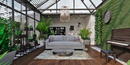 Зимний сад. Наклёвывался интересный проект - зимний сад в частном доме. 01 Зимний сад. Наклёвывался интересный проект - зимний сад в частном доме. 01