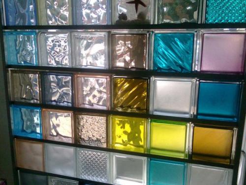 Стеклянные блоки в ванной. 01