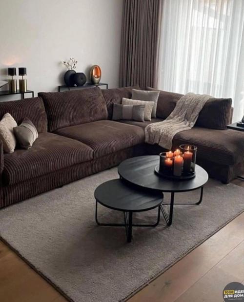 Оформление интерьера гостиной. 01