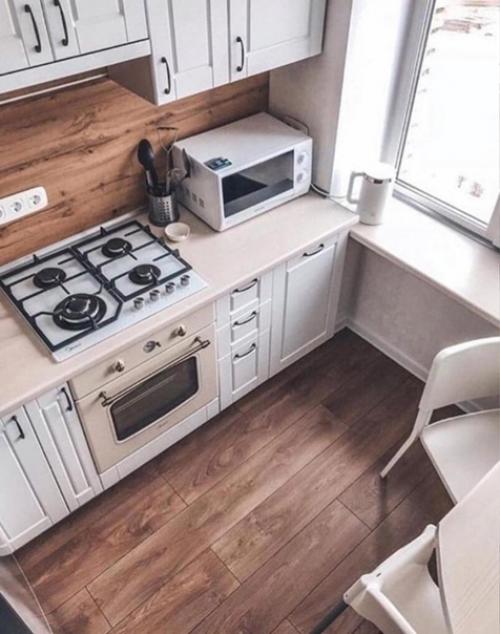 Уютная кухня. В приятной цветовой гамме. 01