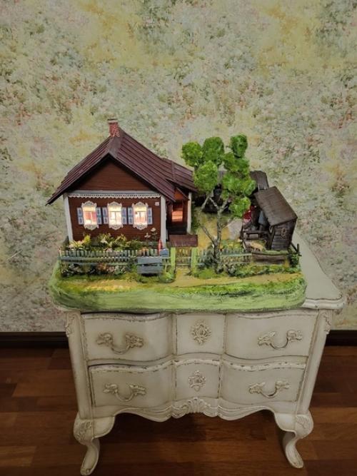 Деревенский домик по фотографии. 08