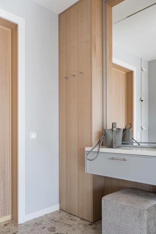 Скандинавская лёгкость в Екатеринбурге - интерьер 80 м с видом на город. 02