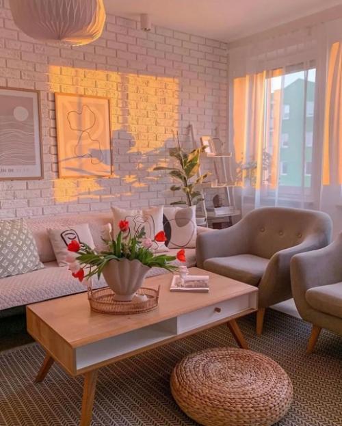 Красивый интерьер в скандинавском стиле. 01