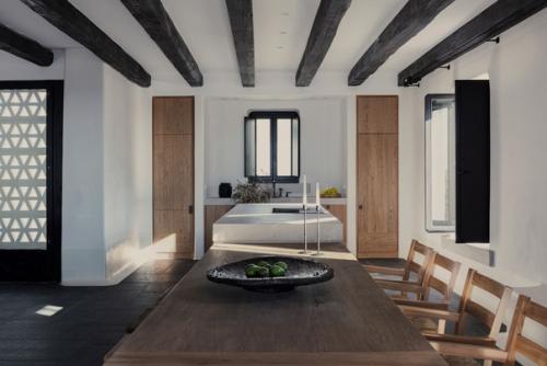 Минималистский отель миконос на острове. 02