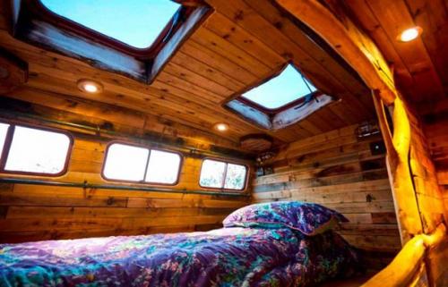 Дома на колесах на базе списанных фургонов. 05