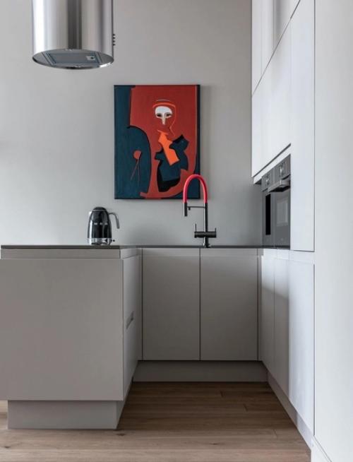 Реализованный интерьер квартиры, площадью 45 кв. 01