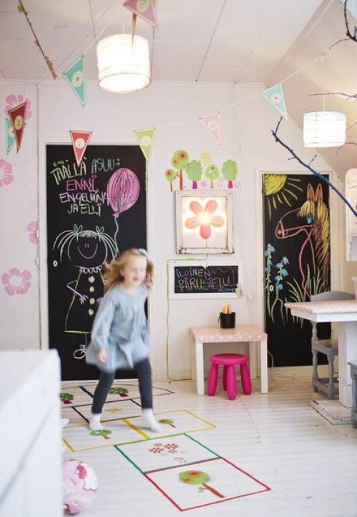 Детская комната: 6 способов преображения дверей. 01