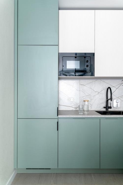 Интерьер 1-комнатной квартиры 37, 2 м 2 в ЖК красноказарменная 15 в Москве. 07