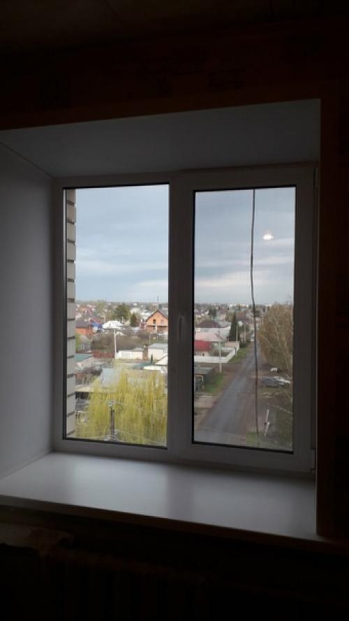 V - DOM. Заменили балконный блок и окно по улице украинской. 01