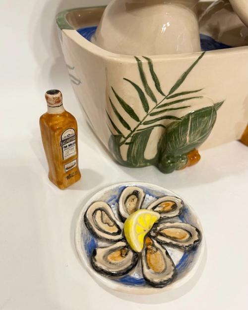 Хочу показать последний заказ, который я делала) снова на банно - ванную тему. 04