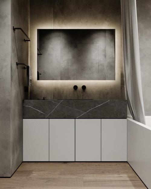 С вами проектом ванной комнаты в Новое Купчино делимся. 03