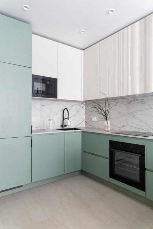 Интерьер 1-комнатной квартиры 37, 2 м 2 в ЖК красноказарменная 15 в Москве. 06