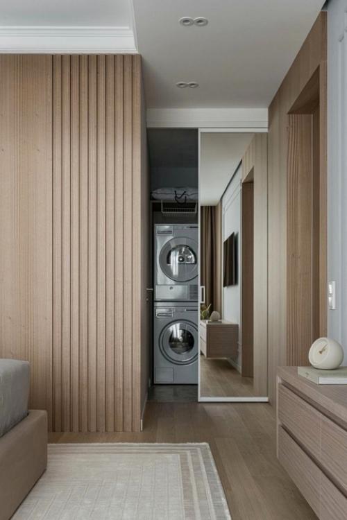 Скандинавская лёгкость в Екатеринбурге - интерьер 80 м с видом на город. 03