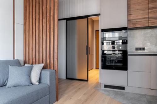 Современный интерьер квартиры - студии площадью всего 29 кв. 06