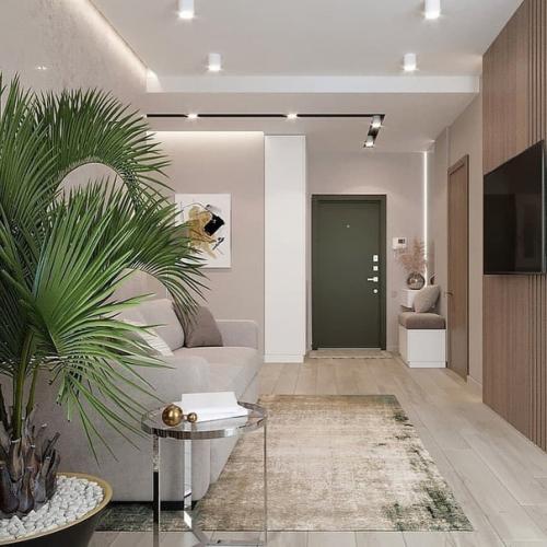 Современный интерьер небольшой квартиры. 02