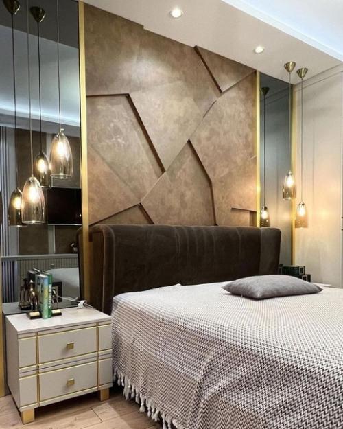 Современный интерьер спальни - это не только красивое и стильное оформление, но и практичное. 01