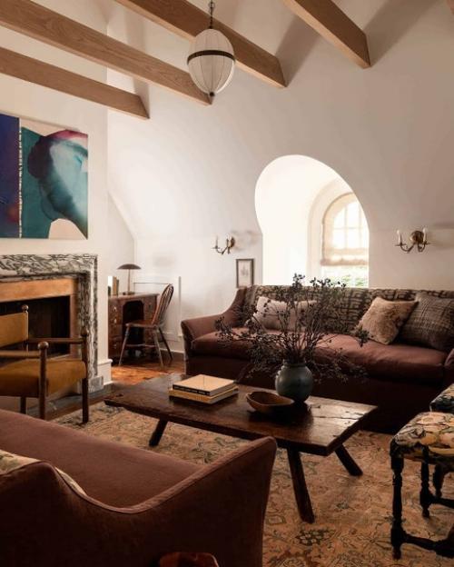 Цветочный уют в мансардной квартире. 03