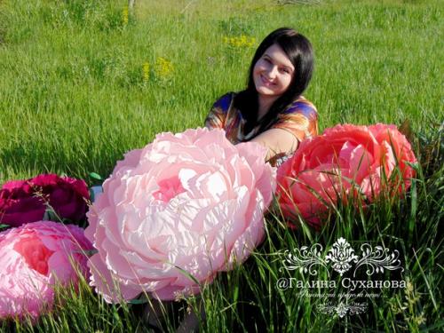 Цветы - гиганты - интересный, необычный, многофункциональный элемент декора. 02